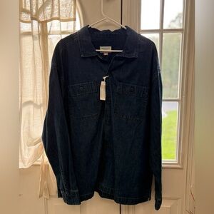 American Eagle Outfitters Indigo Denim Shirt NWT XL ~ UNISEX